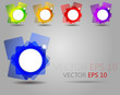 Abstract colored frames