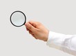Loupe in the hand