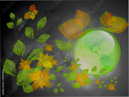 Illustration: Natural globe Natural globe