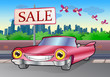 pink cadillac sale