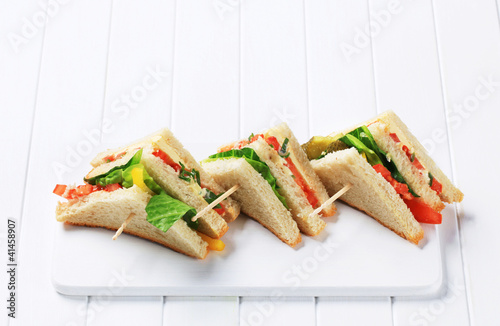 Photo: Vegetable Sandwiches Vegetable Sandwiches