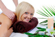 Young woman at spa procedure