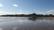 St Andrews skyline from beach Fife Scotland
