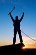 Silhouette climber