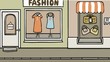 Einkaufsstraße Animation