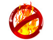 No fire sign