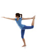 Photo: Image of a girl practicing yoga Image of a girl practicing yoga
