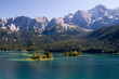 Insel klein See Eibsee Bergsee Traum Idylle