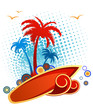 Tropical abstract background