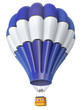 Multi-colored balloon