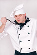 Photo: chef with large spoon chef with large spoon