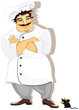Vector cartoon  Chief cooker