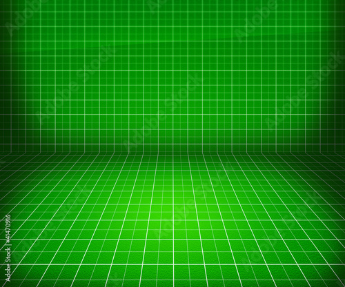 Illustration: Green Blueprint Stage Background Green Blueprint Stage Background