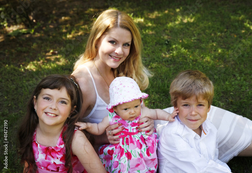 Photo: Mother with children Mother with children