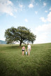 Photo: Young family in nature Young family in nature