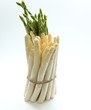 Weißer und grüner Spargel
