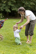 kid learning to walk