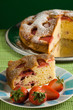 Sweet pie with strawberries Sweet pie with strawberries