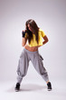 young woman dancer posing
