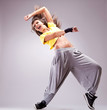 dancer screaming in a beautiful dance move
