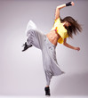 young woman dancer posing