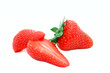 fresh strawberries isolated on withe fresh strawberries isolated on withe