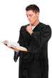 Photo: Full isolated studio picture from a young judge (lawyer) Full isolated studio picture from a young judge (lawyer)