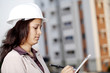 Woman construction engineer