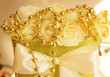Wonderful Wedding vase with gold decoration