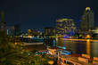 chao phraya at night