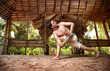 Photo: Yoga in Indian shala Yoga in Indian shala