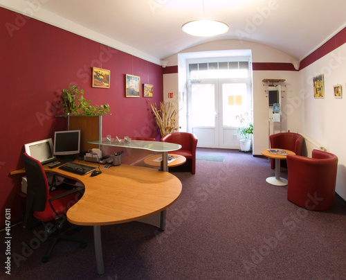 Photo: Waiting room with reception in dental clinic Waiting room with reception in dental clinic