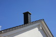 Dachgiebel mit Schornstein