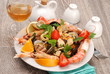 ANTIPASTO CON MOLLUSCHI E CROSTACEI DUE ANTIPASTO CON MOLLUSCHI E CROSTACEI DUE