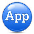 Vector: App Icon in blue App Icon in blue