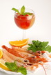 CROSTACEI CON VINO E FRAGOLA CROSTACEI CON VINO E FRAGOLA