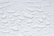 water drops on grey background