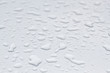 water drops on grey background