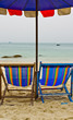 Chairs on the beach