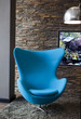 mordern blue chair