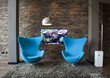 mordern blue chair