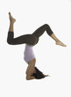young woman doing yoga