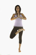 young woman doing yoga