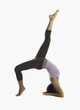 young woman doing yoga