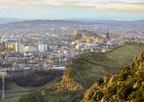 Photo: Edinburgh cityscape from Arthur's Seat Edinburgh cityscape from Arthur's Seat