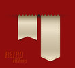 Collection of vector retro ribbons and tags Collection of vector retro ribbons and tags