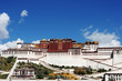 Landmark of the famous Potala Palace in Lhasa Tibet