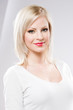 Foto: Attractive young blond woman. Attractive young blond woman.