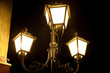 old-style street lantern