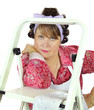 Housewife With Ladder